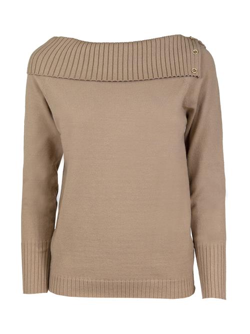 Influencer Pullover  mørkebeige