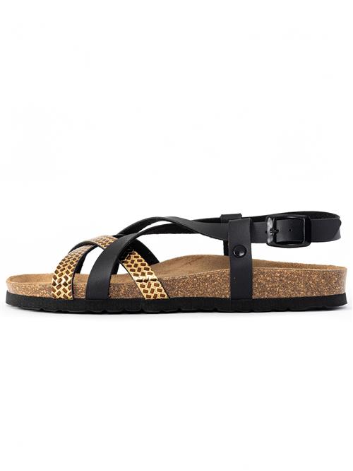 Bayton Sandaler 'Kari'  brun / guld / sort