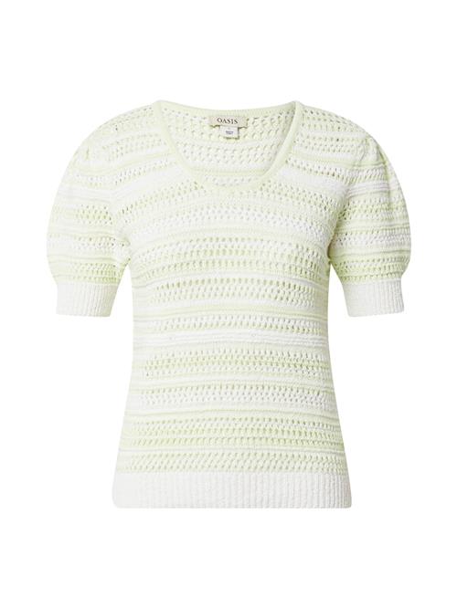 Se Oasis Pullover  lime / hvid ved About You