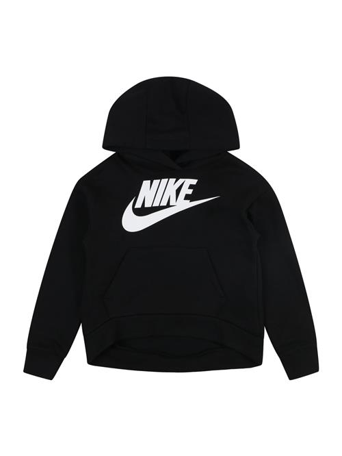 Nike Sportswear Sweatshirt 'CLUB FLEECE'  sort / hvid