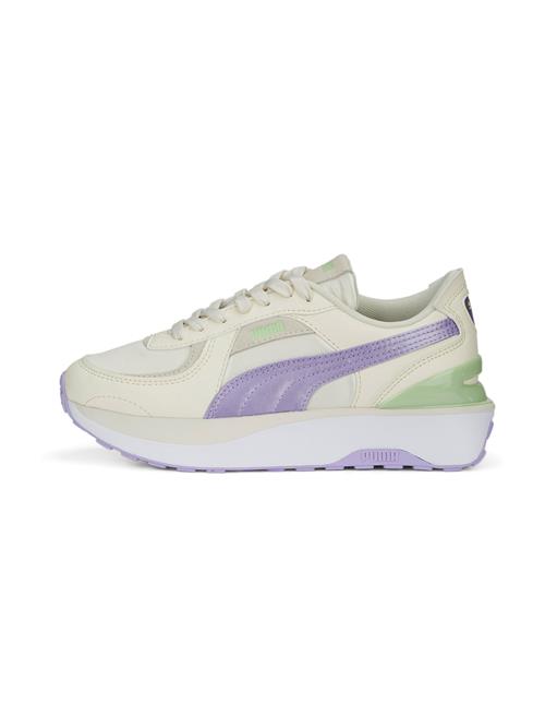 PUMA Sneaker low 'Cruise Rider NU Satin Wns'  grøn / lilla / offwhite