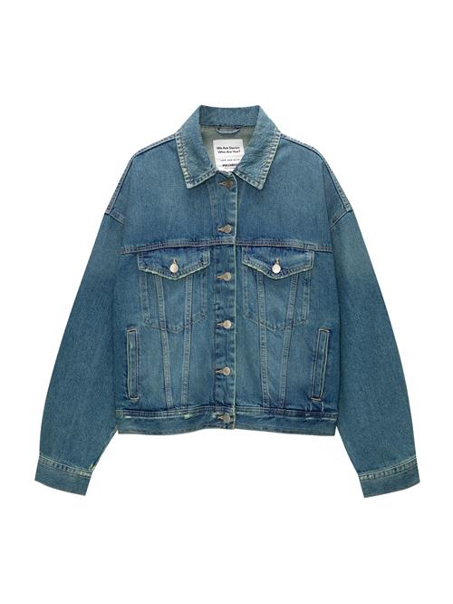 Pull&Bear Overgangsjakke  blue denim