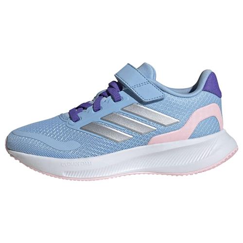 ADIDAS SPORTSWEAR Sportssko 'Runfalcon 5'  lyseblå / sølvgrå / pink / hvid