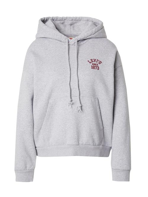 LEVI'S ® Sweatshirt  grå-meleret / rød