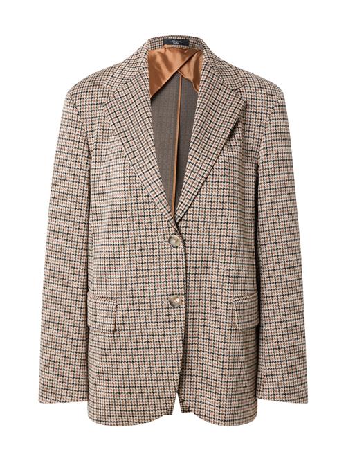 Weekend Max Mara Blazer 'VELETTA'  lysebrun / sort / hvid