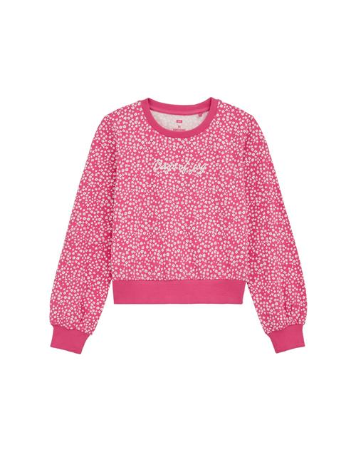 WE Fashion Sweatshirt  pink / sort / hvid