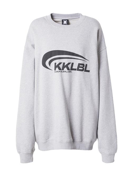 Karo Kauer Sweatshirt  grå-meleret / sort