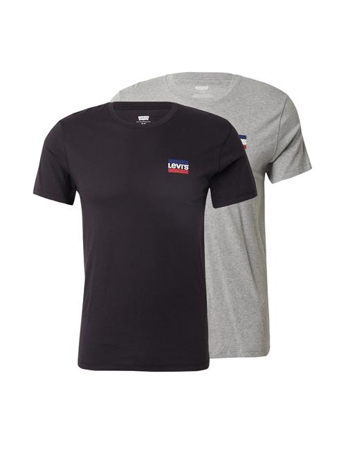 LEVI'S ® Bluser & t-shirts  grå-meleret / sort