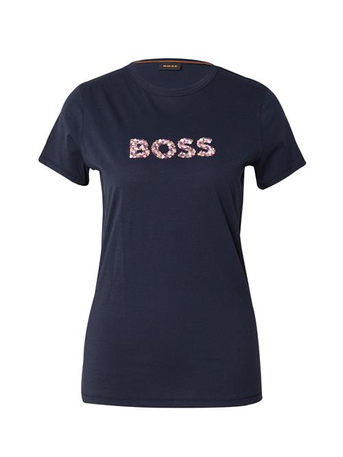 BOSS Shirts 'C_Elogo_6'  mørkeblå / lilla / lyserød / hvid