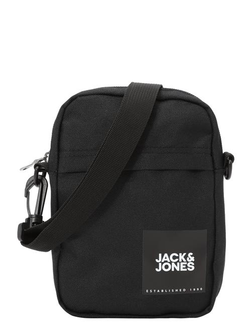 Se JACK & JONES Skuldertaske 'Jamie'  sort / hvid ved About You