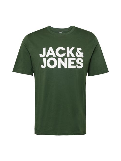 Se JACK & JONES Bluser & t-shirts  gran / hvid ved About You