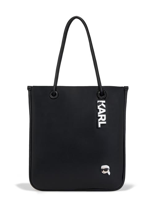 Karl Lagerfeld Shopper 'Ikonik  North-South'  sort / hvid