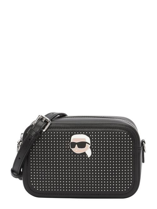 Karl Lagerfeld Skuldertaske 'IKONIK 2.0'  beige / sort / hvid