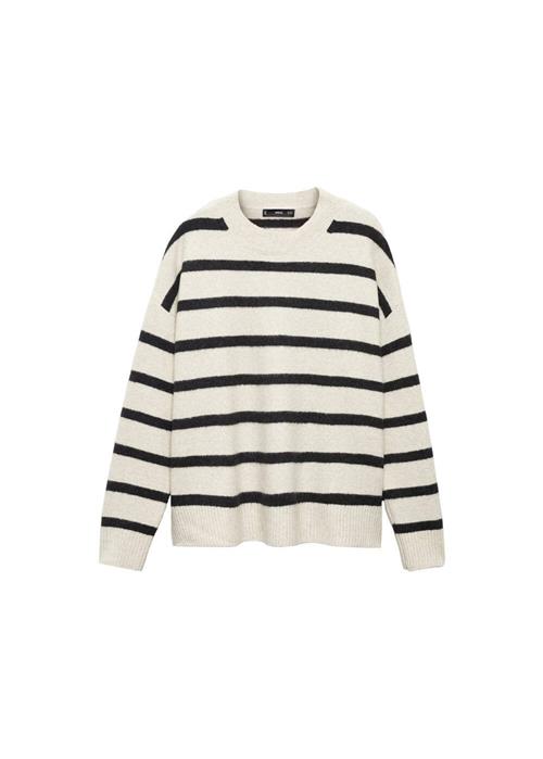 Se MANGO Pullover 'Marini'  stone / sort ved About You