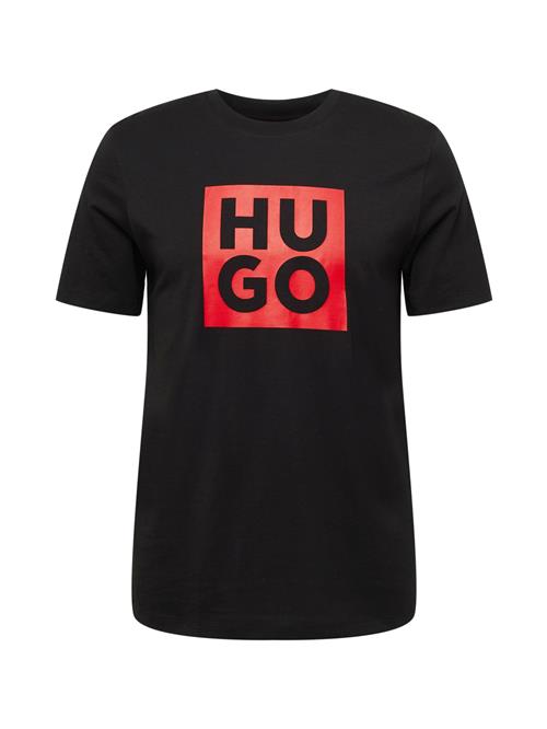 HUGO Bluser & t-shirts 'Daltor'  rød / sort