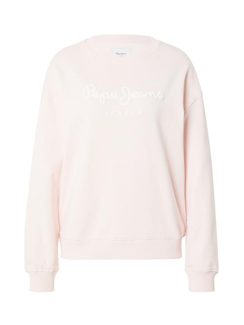 Pepe Jeans Sweatshirt 'NANE RO'  rosé / hvid