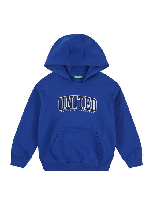 UNITED COLORS OF BENETTON Sweatshirt  mørkeblå / hvid