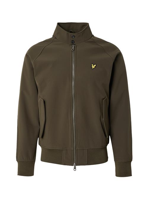 Lyle & Scott Overgangsjakke 'Harrington'  gul / grøn