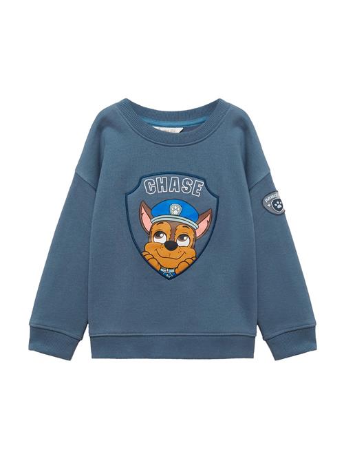 MANGO KIDS Sweatshirt 'PAWCHASE'  blå / opal / pueblo / lyserød