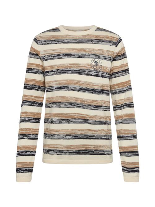 Se JACK & JONES Pullover 'MARIO'  beige / lysebrun / sort ved About You