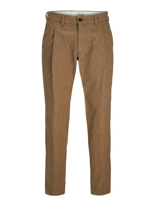 JACK & JONES Bukser med lægfolder  camel