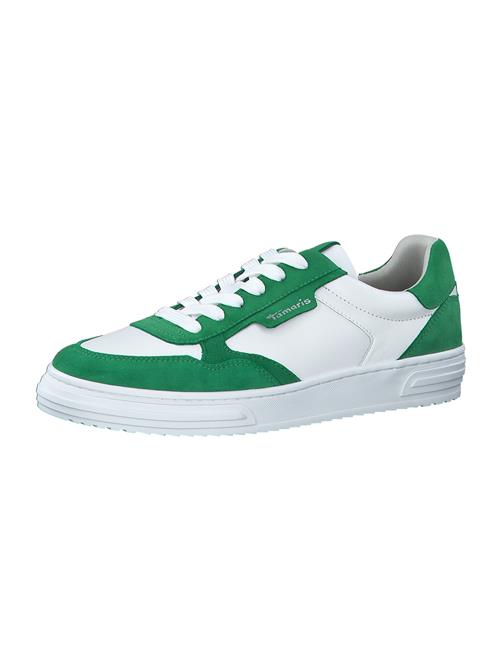 Se Tamaris Sneaker low  grøn / hvid ved About You