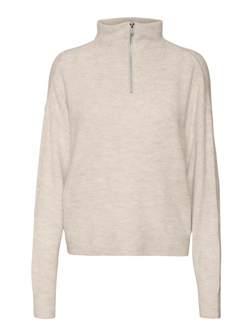 VERO MODA Pullover 'ELLYLEFILE'  beige-meleret