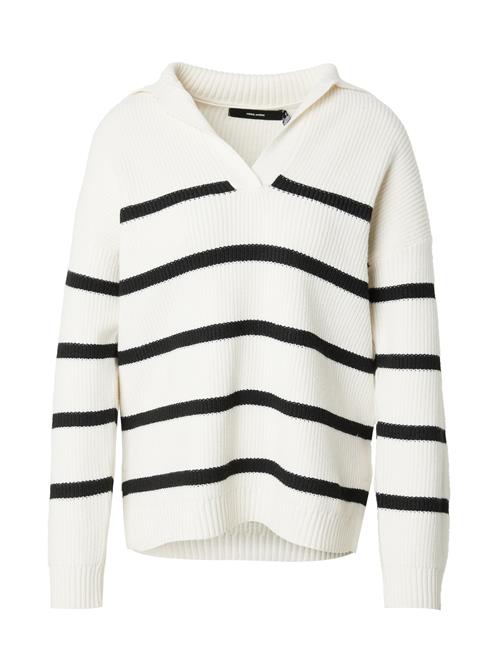 Se VERO MODA Pullover 'VMLUNA'  elfenben / sort ved About You