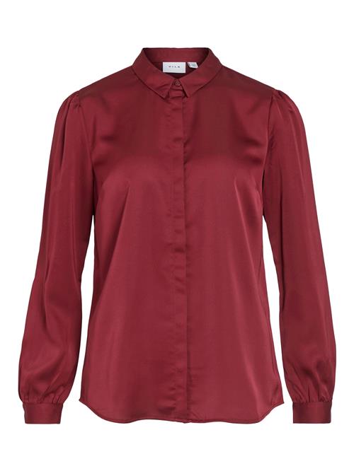 VILA Bluse 'VIELLETTE'  bordeaux