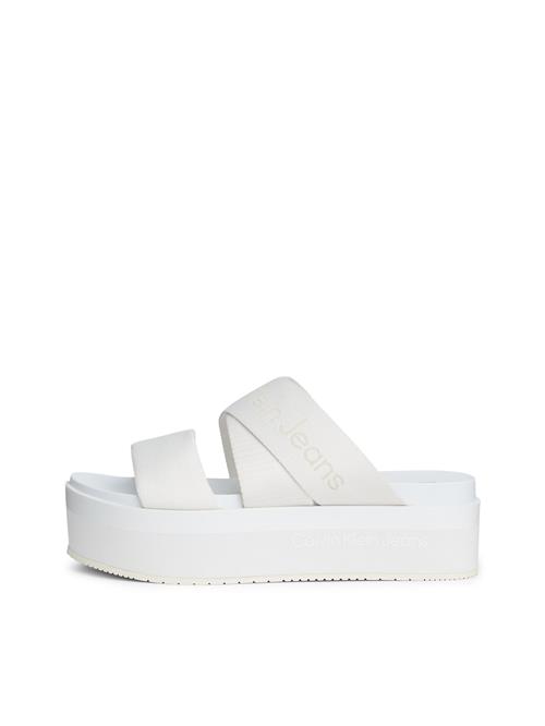 Calvin Klein Jeans Pantoletter  creme / hvid