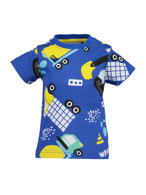 BLUE SEVEN Shirts  blå / lemon / sort / hvid