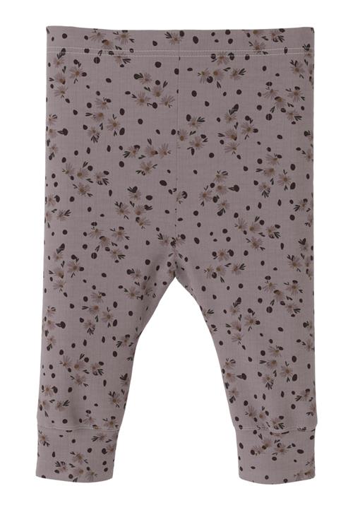 NAME IT Leggings 'NBFWOMI'  gylden gul / mørkegrøn / lysviolet / hvid