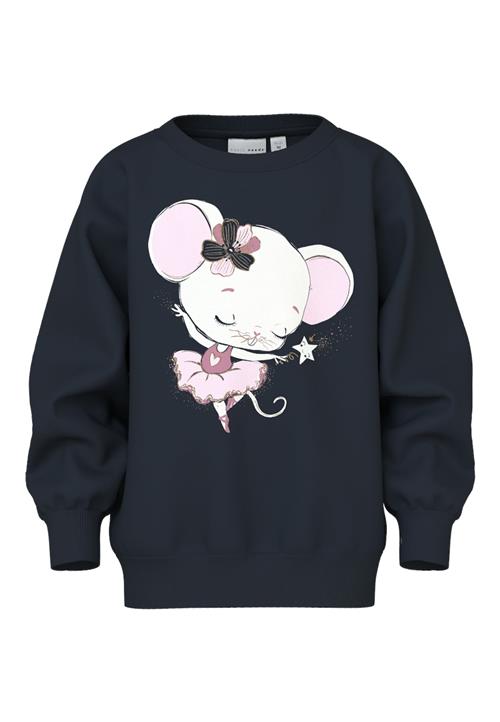 NAME IT Sweatshirt 'NMFVENUS'  marin / guld / rosé / hvid