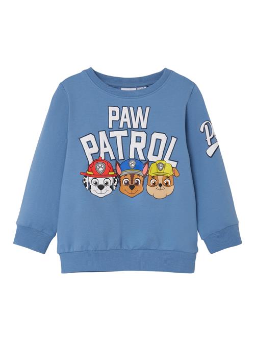 NAME IT Sweatshirt 'JOKBA PAWPATROL'  blue denim / sort / hvid