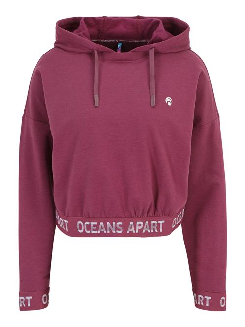 Se OCEANSAPART Sweatshirt 'Beauty'  hindbær / hvid ved About You