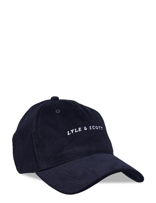 Lyle & Scott Embroidered Cord Cap Lyle & Scott Navy