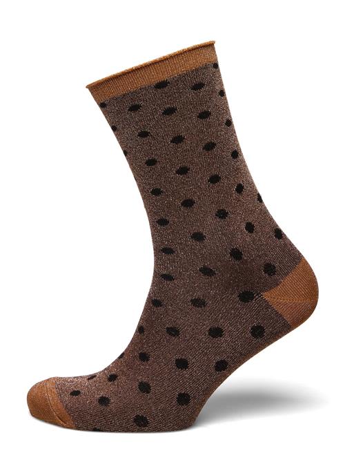 mp Denmark Donna Glitter Socks Mp Denmark Brown