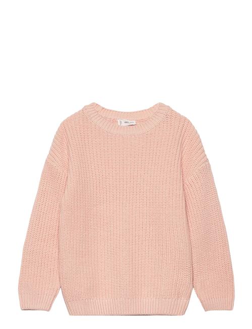 Mango Reverse Knit Sweater Mango Pink