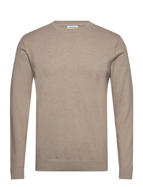 Knitted O-Neck Sweater Lindbergh Beige