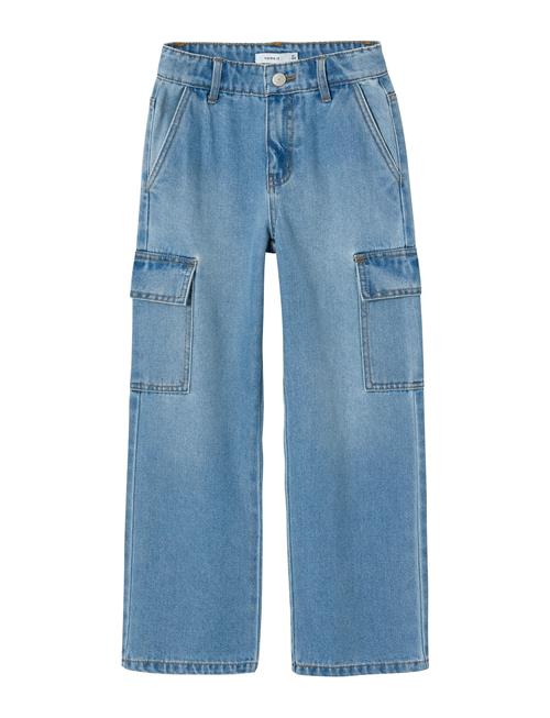 Se name it Nkfrose Hw Wide Cargo Jeans 6190-Bs Noos Name It Blue ved Booztlet