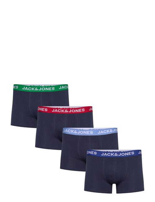 Jack & Jones Jactom Solid Trunks 4 Pack Jack & J S Navy