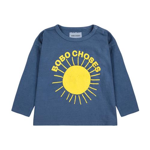 Bobo Choses Baby Sun Navy T-shirt | Marine blå | 6 months