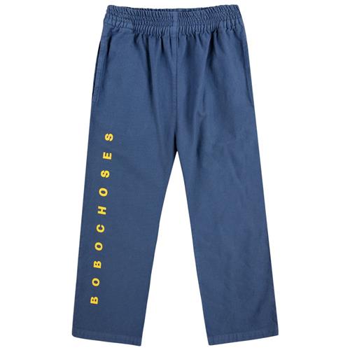 Se Bobo Choses Vævede Bukser Navy | Marine blå | 12-13 years ved Babyshop