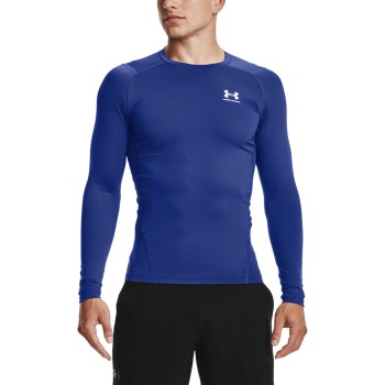 Under Armour 3P HeatGear LS Compression Shirt Kongeblå Medium Herre