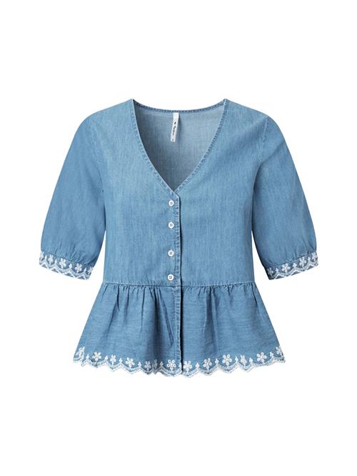 Se Pepe Jeans Bluse 'Berta'  blue denim ved About You