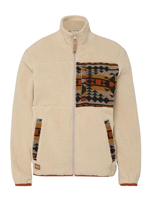 Iriedaily Fleecejakke 'Arkta'  lysebeige / khaki / orange / sort