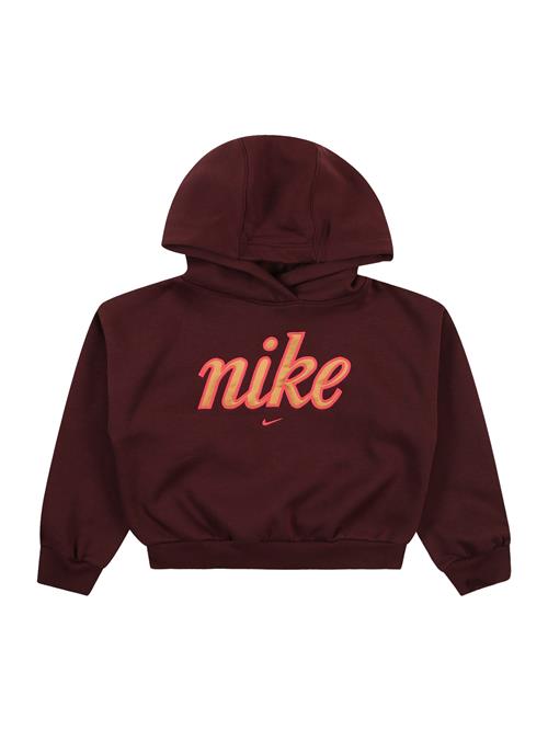 Se Nike Sportswear Sweatshirt 'CLUB FLC'  lysebeige / pink / burgunder ved About You