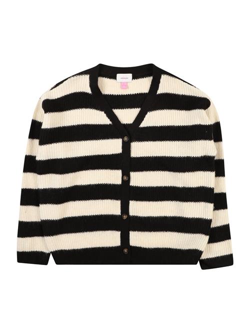 Se Vero Moda Girl Cardigan 'VMNATAHLIE'  creme / sort ved About You