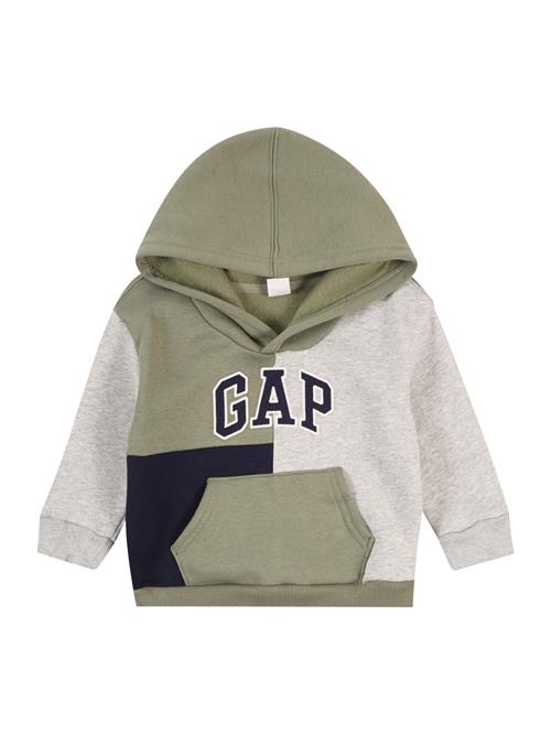 Se GAP Sweatshirt  navy / mudderfarvet / grå-meleret / hvid ved About You