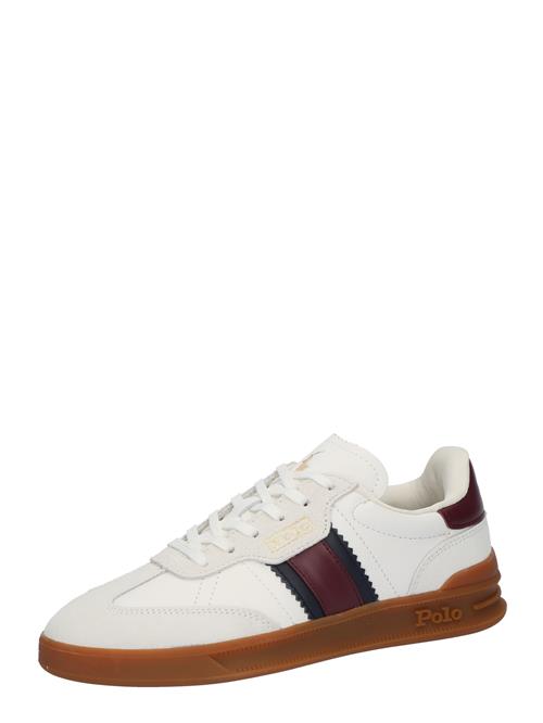 Se Polo Ralph Lauren Sneaker low 'AERA'  ecru / navy / burgunder ved About You